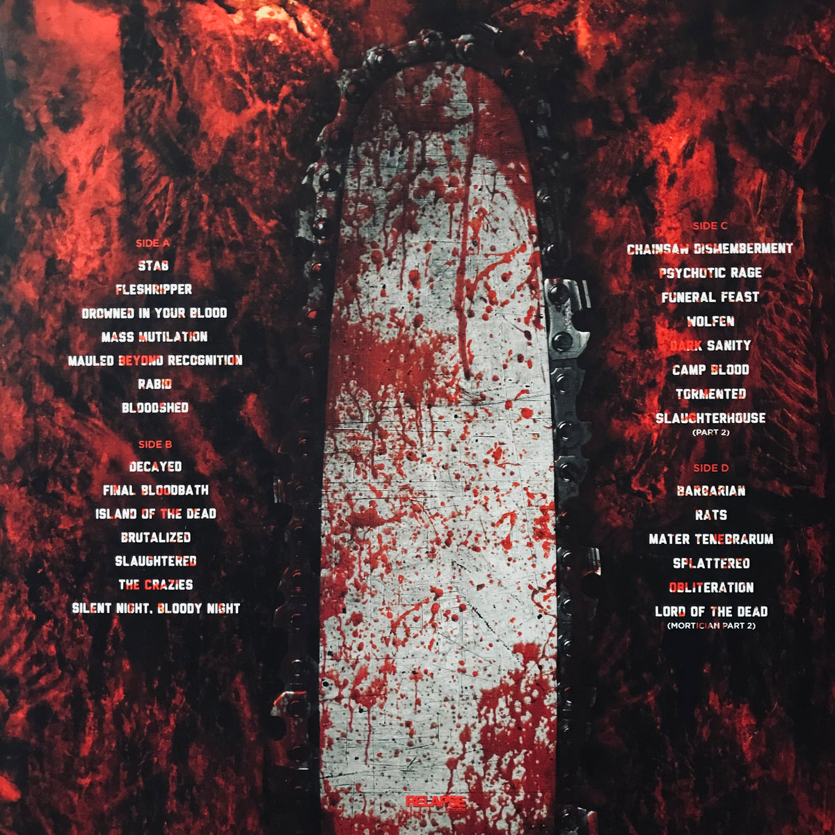 Mortician - Chainsaw Dismemberment vinyl 2xLP - Relapse Records – METEOR GEM