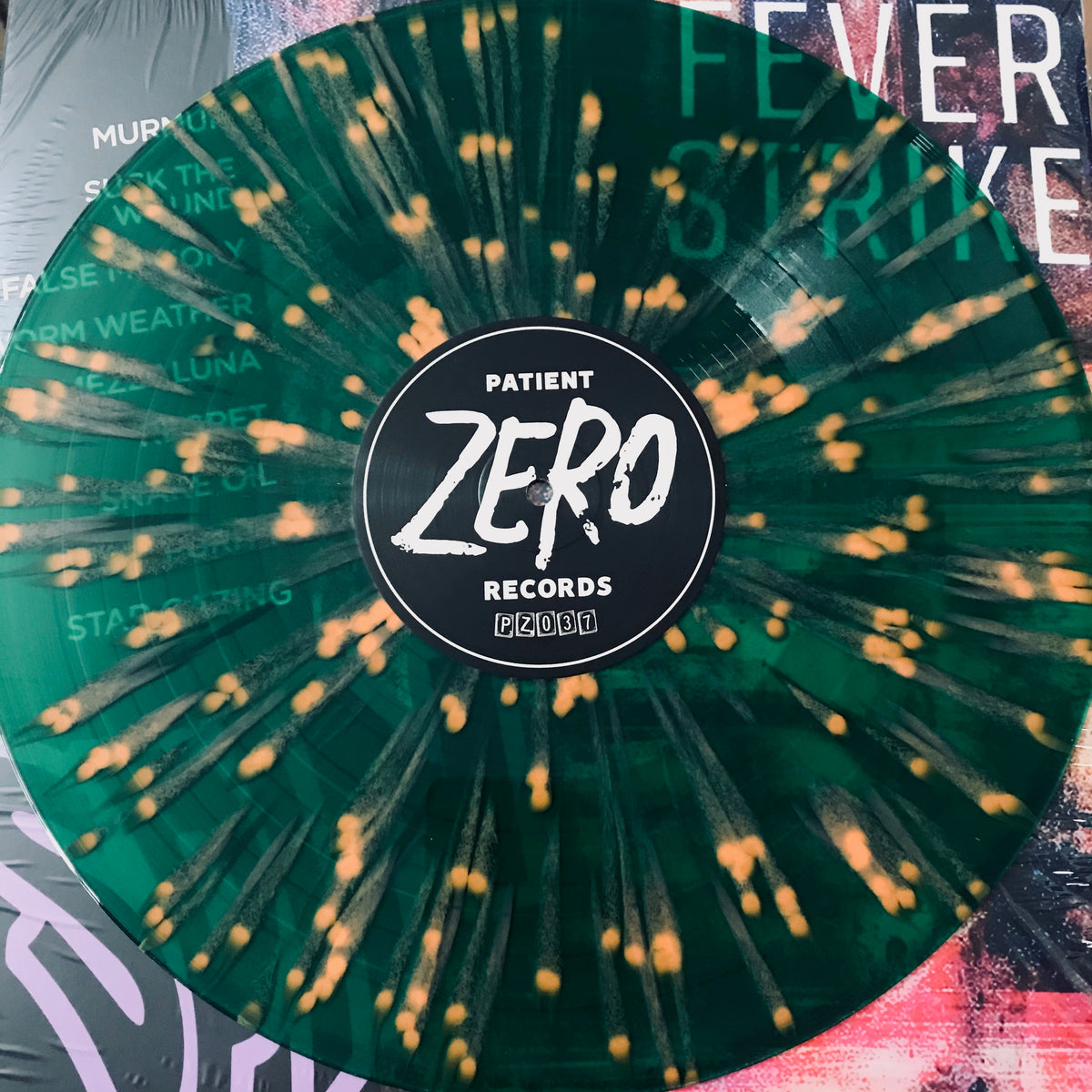 Fever Strike Spin vinyl LP Patient Zero Records METEOR GEM