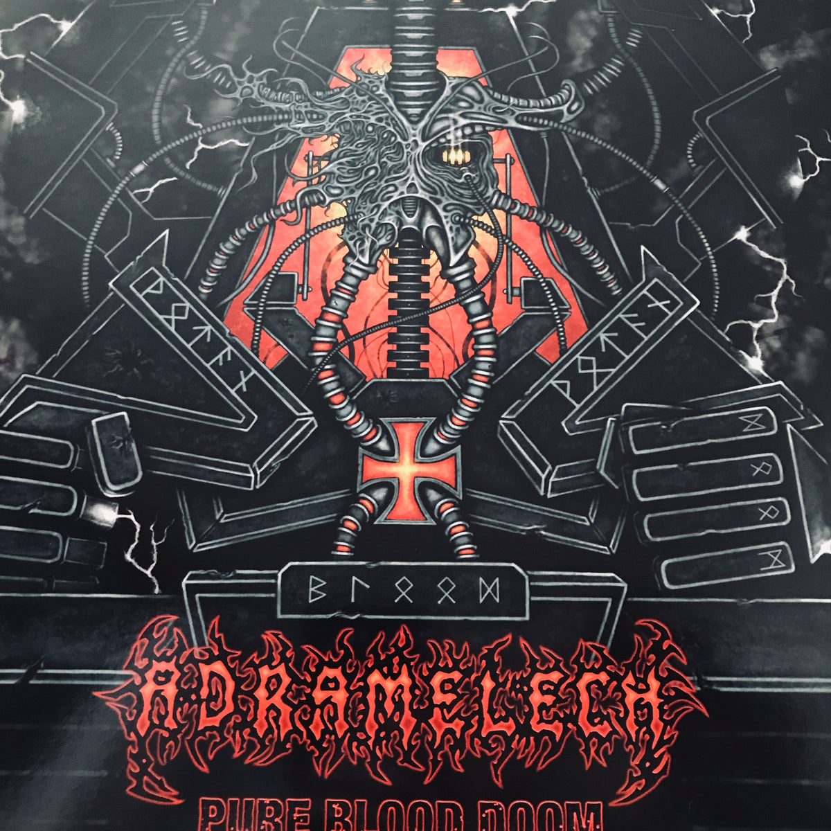 洋楽 ADRAMELECH / Pure Blood Doom Adramelech - Pure Blood Doom Black 2021 press vinyl LP - Nuclear