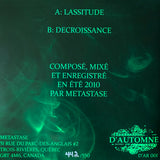 USED - Metastase – Lassitude / Decroissance 7"