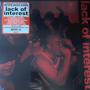 Lack Of Interest - Never Back Down LP