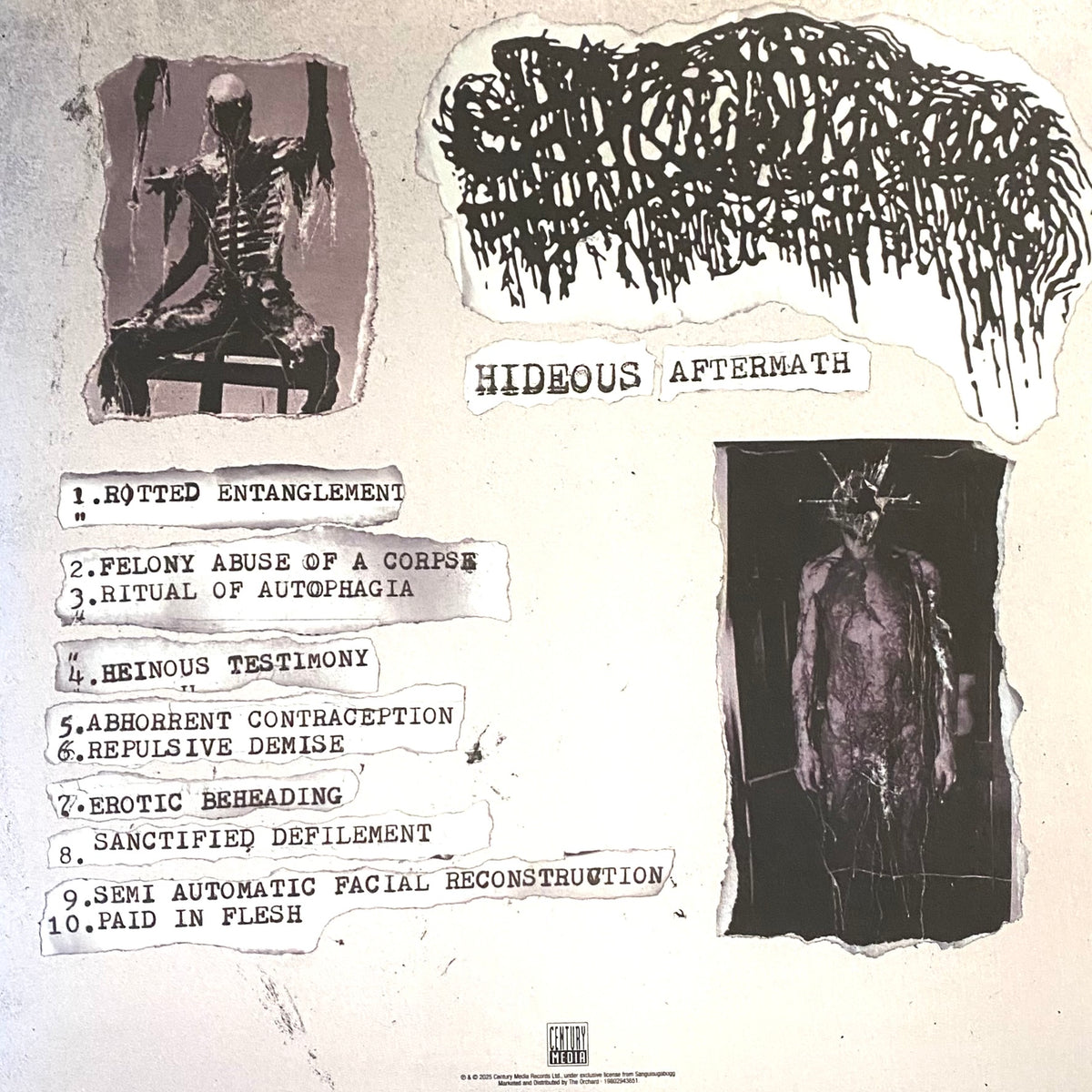 Sanguisugabogg - Hideous Aftermath vinyl LP - Century Media – METEOR GEM