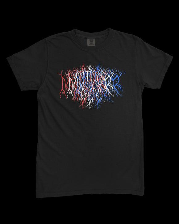 METEOR GEM VEINS TEE (BLACK)