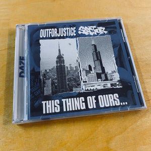 Out For Justice / Sector - This Thing Of Ours... CD