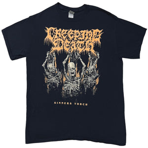 USED - M - CREEPING DEATH "SINNERS TORCH" TEE