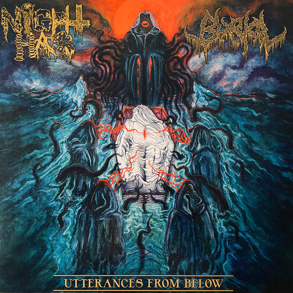 Night Hag & Burial - Utterances From Below LP