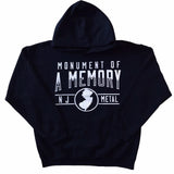 USED - L - MONUMENT OF A MEMORY - "NJ METAL" HOODIE (BLACK)