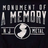 USED - L - MONUMENT OF A MEMORY - "NJ METAL" HOODIE (BLACK)