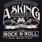 USED - S - ASKING ALEXANDRIA - "RECKLESS AND RELENTLESS" TEE