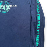 USED - 2XL - LIFE'S QUESTION - "CURSED THE WILL TO DREAM" LONGSLEEVE