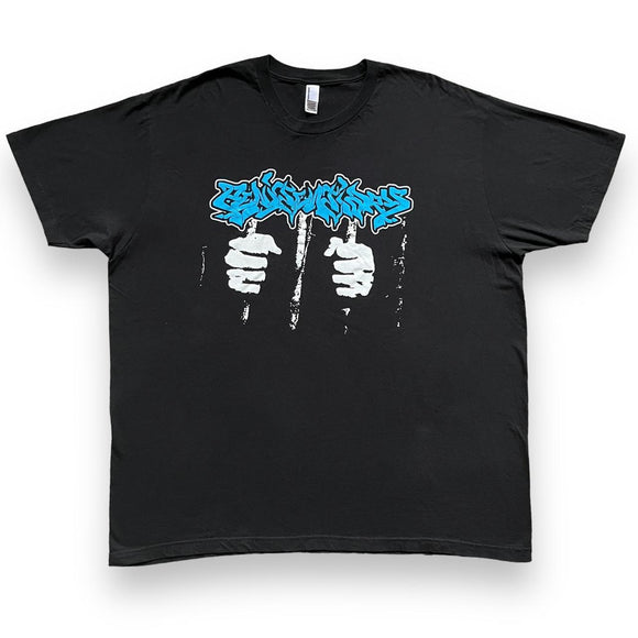 USED - 3XL - PENITENTIARY TEE (BLUE LETTERING)