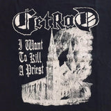 USED - GET RAD - "I WANT TO KILL A PRIEST" TEE