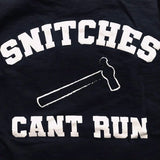 USED - S - LAID 2 REST "SNITCHES CAN'T RUN" LONGSLEEVE