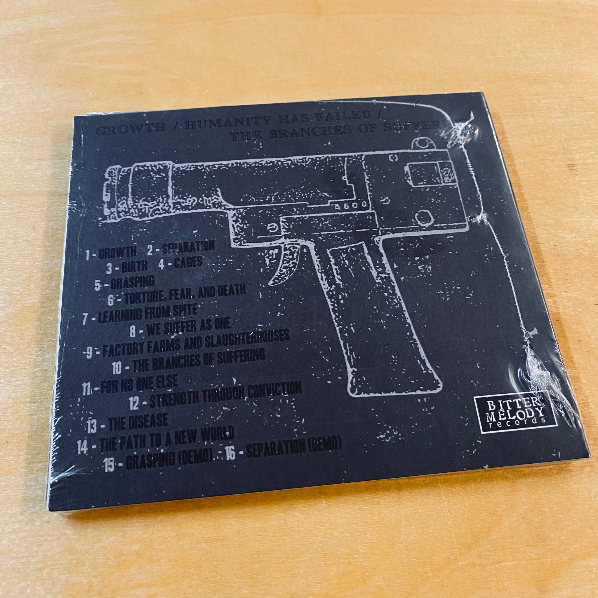 No Restraint – The First Three EPs CD - Bitter Melody Records 