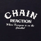 USED - 2XL - CHAIN REACTION - "WHERE EVERYONE IS ON THE GUEST LIST" TEE
