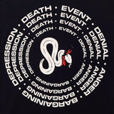 USED - S - LEFT TO SUFFER - "STAGES OF GRIEF" TEE