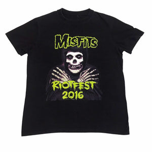 USED - M - MISFITS - "RIOT FEST 2016" TEE