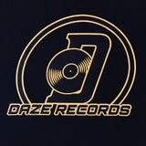 DAZE RECORDS BLACK/YELLOW TEE