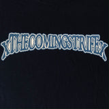 XL - THE COMING STRIFE TEE (MIDNIGHT BLUE/BABY BLUE LETTERING)