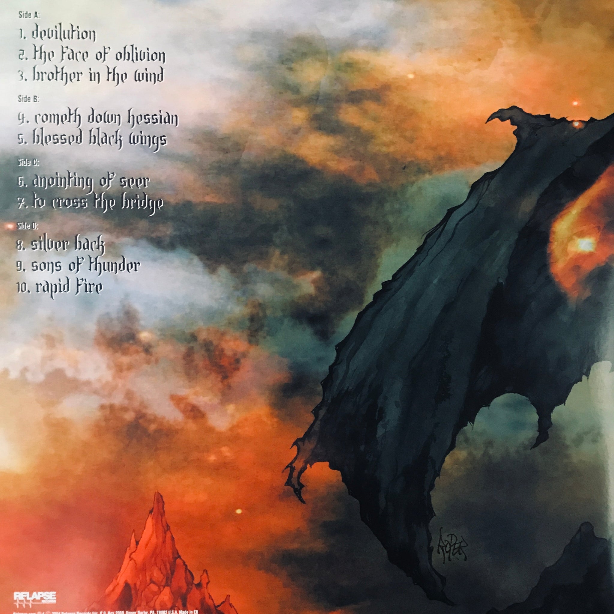 High On Fire - Blessed Black Wings vinyl 2xLP - Relapse