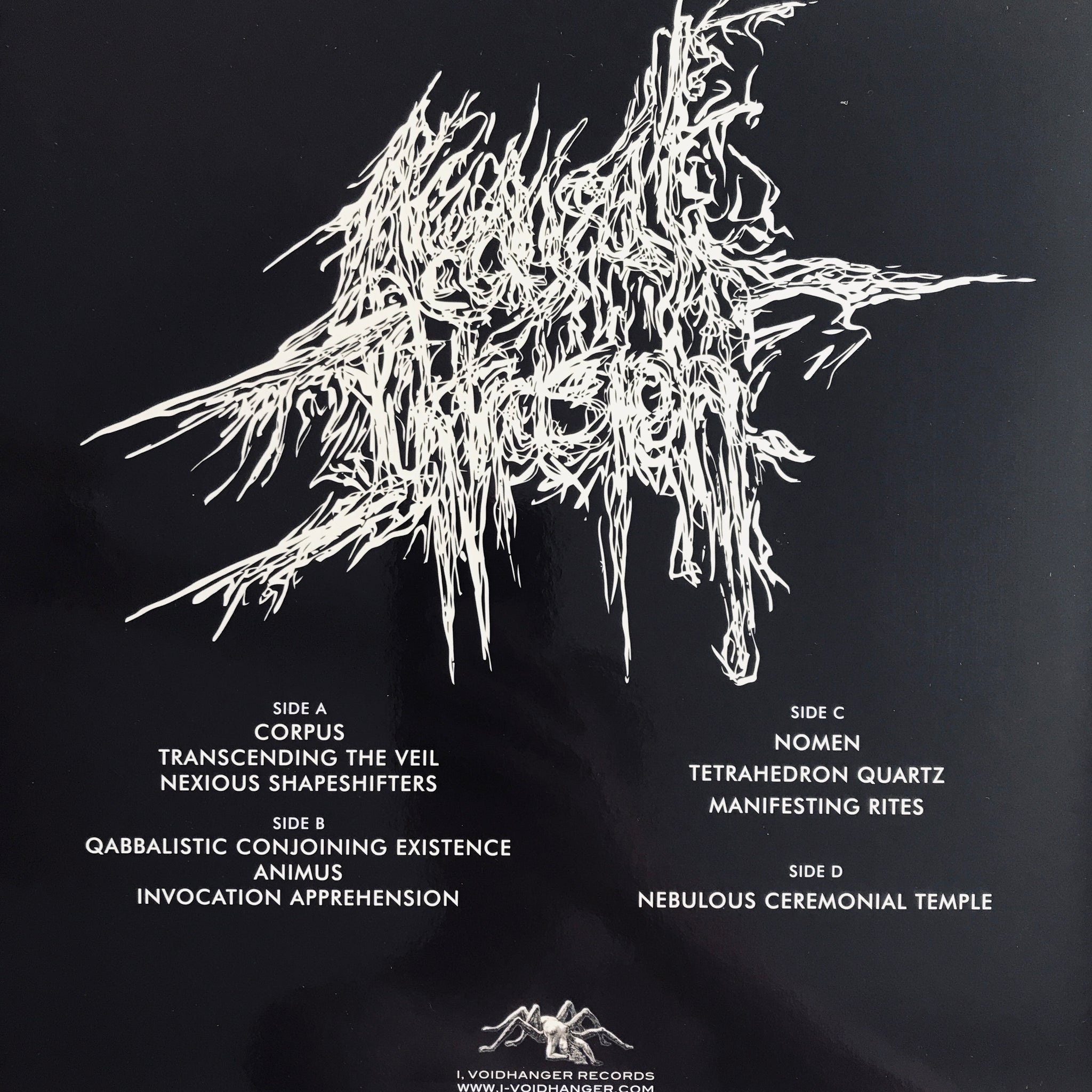 Acausal Intrusion - Nulitas Black 1st press vinyl 2xLP - I