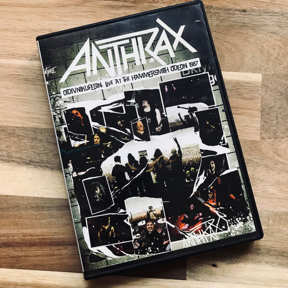 USED - Anthrax - Oidivnikufesion: Live At The Hammersmith Odeon DVD