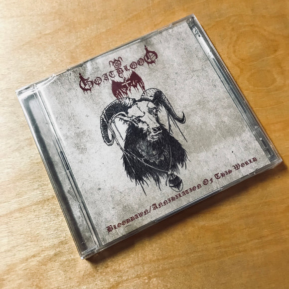Goatblood - Blooddawn / Annihilation Of This World 2xCD